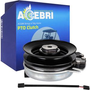 PTO Clutch for John Deere STX38 STX46, for Toro TimeCutter 104-3334 117-7468 SS4235 Z4200 Z4235 Z4202 Clutch, for Warner 5217-9 5217-2 5217-35 Lawn Part, for Craftsman 145028 42" Riding Mower (Missing Cable )