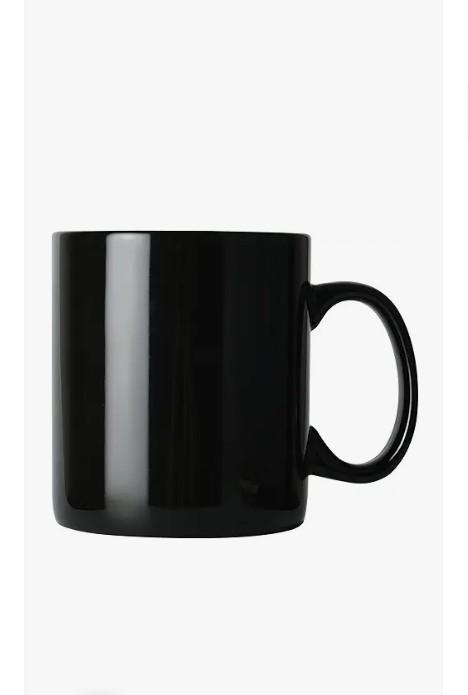 CAILIDE 29oz Extra Large Ceramic Coffee Mug with Handle for Office and Home (Black)