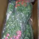 WEAUSUP 21 Bundles Outdoor Faux Plants UV Resistant Faux Bushes Plastic Artificial Flowers Fake Outdoor Plants for Home Garden Decor (7 Colors)