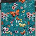 Floral Butterfly Phone Case for iPhone 12/12 Pro - Slim Shockproof Hard Shell, 5ft Drop Protection, Cute Aesthetic Wild Flower Pattern, Tough Protective Case for Women and Girl