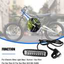 Surron Front Light with Control Switch for Sur Ron Headlight Headlamp Head Light Widen for Electric Bike Light Bee/Surron/Sur-Ron/Sur Ron X/Sur Ron S/X160/X260