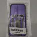Case for S24 Case S24 Phone Case with Kick Stand Ring, with Camera Cover, fit Magnetic Car Mount, for Samsung Galaxy S24 (Purple)