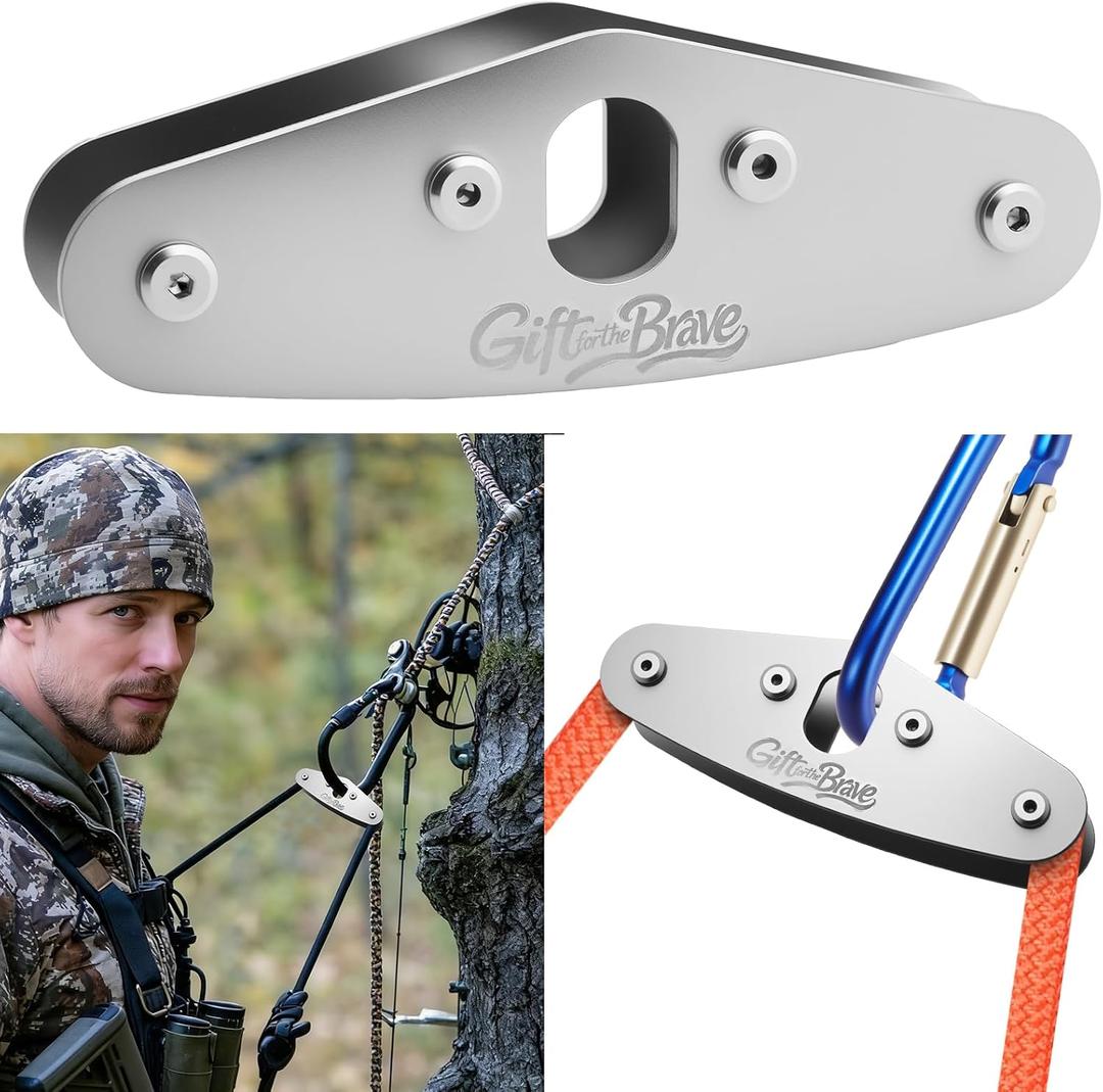 Hunting Saddle Hip Pinch Eliminator - 2.7mm Thick 304 Stainless Steel Bridge Spreader - Mirror Polished Surface - Polished Finish Hip Saver - Tree Stand Accessories for All-Day Comfort - Ideal for Long Hunts & Premium Gift