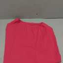 Women's Pink Short-Sleeve Blouse Rose Pink, Small 
