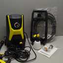 Pressure Washer - 4800PSI 3.2GPM Max Electric Power Washer with 20FT Hose and 35FT Cord, 500ML Foam Cannon 4 Nozzles Power Washer Electric Powered for Car, Driveway, Patio, Black 