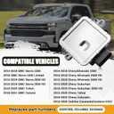 Trailer Brake Control Module fit for 2014-2020 Chevy Silverado Suburban Tahoe Colorado, GMC Sierra Yukon Canyon & Cadillac Escalade, Trailer Brake Controller Replace for GM 23337305 23114650 23104453