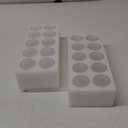 Glasseam Glass Candle Stick Holder: Small Candlesticks for Taper Candles, Bulk Set of 20, Mini Crystal Clear for Wedding Centerpieces Party Decorations