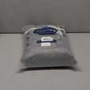 MooMee Bedding Duvet Cover Set 100% Washed Cotton Linen Like Textured Breathable Durable Soft Comfy (Heathered Dark Grey, Palatial King/Oversized King 120"x98")