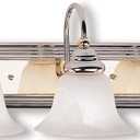Livex Lighting 1003-52 Belmont 3-Light Bath Light, Polished Brass, 24 x 8.5 x 8.5