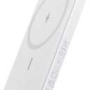 Anker 621 Magnetic Portable Charger (MagGo), 5,000mAh Wireless Power Bank with USB-C Cable, Magsafe-Compatible Battery Pack for iPhone 16/15/14/13/12 Series (White)