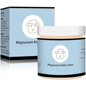 Magnesium Lotion for Kids,Magnesium Lotion for Sleep Kids,Topical Magnesium Cream to Help Calm Before Bed and During the Night,Magnesium Cream - Kid Safe, 4 oz