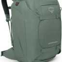 Osprey Sojourn Porter 46L Travel Backpack – Carry-On Compliant Luggage with StraightJacket Compression and Padded Laptop Sleeve – Durable Pack for International or Urban Travel, Koseret Green