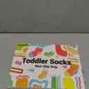 ANYANIME 6 Pairs Toddler Ruffle Socks for Girls - Baby Grip Socks with Non-Slip, Cute Grippy Frilly Design