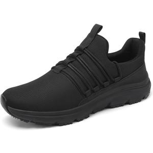 VikoViren Non Slip Work Shoes for Men Restaurant or Food Service Sneakers Breathable Lightweight Water Resistant Walking Shoes Chef Kitchen Footwear,12.5