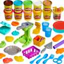 Play-Doh Farmer's Market Kitchen Playset, 28 Play Food Accessories & Tools, 11 Colors, Back to School Classroom Supplies, Preschool Toys, Ages 3+ 