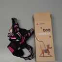 PUPTECK No Pull Dog Harness Small Sized, Adjustable Reflective Dog Harness with Handle Easy Control, Comfortable Soft Padded Pet Vest Harness for Small Dogs, Fuschia S