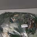 6 Feet Pre-lit Christmas Garland with Lights for Mantle, Lighted Battery Operated Outdoor Xmas Garland with 20 LED Gold Balls Pine Cones Antlers for Fireplace Front Door Stair Railing Decor