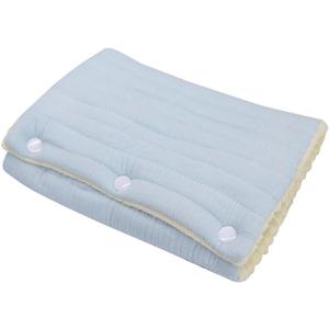 Baby Feeding Arm Pillow,Soft Cotton Bottle Nursing Arm Pillows for Newborn,Multifunctional Expandable,Portable and Washable,Ergonomic Nursing Essentials for Travel or Outdoor Use (Blue)