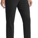 Seamaid Women's Golf Pants with Pockets 7/8 Stretch Ankle Travel Pants for Athletic Casual XS