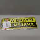 2 x 3pcs Student Driver Car Magnet Stickers, 9.8x3.35in Waterproof Removable Novice New Driver Decal Sign Reflective Magnetic Safety Bumper Sticker for Car Accessories