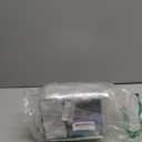 Bonviee 5 Packs Seed Starter Tray with Grow Light, Elevated Seedling Starter Trays Kits with Adjustable Humidity Domes and Clear Cell Tray, 12 Full Spectrum led lamp Beads for Plants Indoor-Clear