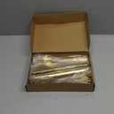 Patelai Serving Utensils Set Include Stainless Steel Large Spoons Slotted Spoons Forks Tongs Soup Ladle and Pie Server for Parties Buffet Catering, Dishwasher Safe(Gold,10 Pieces)