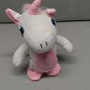 Hopearl Talking Unicorn Repeats What You Say Walking Electric Interactive Animated Toy Speaking Plush Buddy Gifts for Toddlers Birthday, 9.5''