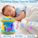 Baby Toys 6-12 Months Ocean Projector Rotating Musical Light Up Tummy Time Toys for Infant 0-6 3-6 Months Baby Aquarium Crawling Toys 4 5 6 7 8 9 12-18 Months Boy Girl 1 Year Old Birthday Shower Gifts