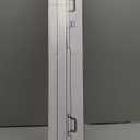 Reinforced 120 Inch Retractable Baby Gates Extra Wide Dog Gate with Support Rods  Prevent Crawling Under, 10 Feet Extra Long Baby Gates for Large Openings, Indoor/Outdoor Retractable Dog Gate, Black