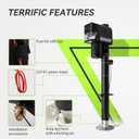 RVMATE Electric A-Frame Trailer Jack up to 3500-4000lbs Heavy Duty RV Electric Power Tongue Jack with Accessories Manual Crank Handle and Level, 18" Lift, 12V DC and LED Lights, Jack Hammers