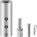 Upgraded Stainless Steel Trailer Jack Electric Drill Adapter with a 1/2 in Socket Adapter Bit Compatible with 1 Inch Jack Drive Shaft