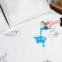 Safe and Sound Waterproof Mattress Protector (Full Size) - Organic Cotton Breathable Noiseless - Oeko-TEX Machine Washable - Fits 8-18" Deep Pockets Mattress Cover