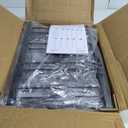 8-Tier Tall Shoe Rack for Entryway, Large Capacity Shoe Storage Organizer with Boot Storage, Freestanding Shoes Shelf Holds 27 Pairs of Shoes, Space Saving, Black and Rustic Brown SS17BR (27.8" x 10.8" x 55.5")