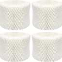 Funmit Humidifier Filters Replacement for Honeywell Humidifier Filter HAC-504 HAC-504AW and Honeywell Filter A, Replacement for Honeywell HCM-350 HCM-500 HCM600 Cool Mist Humidifiers, 4 Pack, White