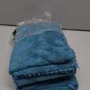 MOONQUEEN 6 Pack Premium Hand Towels - Quick Drying - Microfiber Coral Velvet Highly Absorbent Towels - Multipurpose Use as Hotel, Bathroom, Shower, Spa, Hand Towel 16 x 28 inches (Teal)