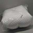 MINUPWELL 6.5" Knee Pillow for Side Sleepers - 100% Shredded Memory Foam Leg Pillow for Side Sleeping - Between Leg & Under Hip Pillow - Relieving Leg, Back, and Knee Pain - High Supportive