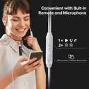 CKG Sleep Earbuds for Side Sleepers, All Silicone Made with Soft and Zero-Pressure Comfortable Earbuds for Sleeping on Side,12 Hours Playtime, Bluetooth Multipoint for Personalized Sleep Aid Music