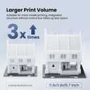 Longer LK5 Pro 3 3D Printer 11.8x11.8x15.7in Large Printing Size FDM 3D Printer Fully Open Source Motherboard Upgrade TMC 2209 with Resume Printing, 95% Pre-Assembled Ideal for Beginners