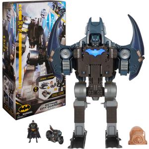 DC Comics, Batman, Gotham City Guardian Playset, 4-in-1 Transformation, Batman Figure, Lights & 40+ Sounds, Kids Toy for Boys & Girls Ages 5+