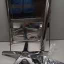 Premium Metal Extra Large Salon Tray Medical Tray Mayo Stand with Wheels (style 4)