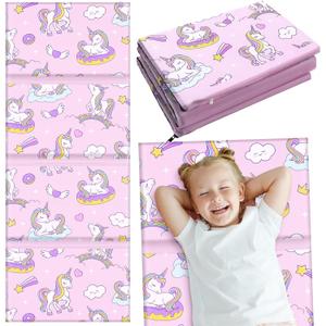 Shellwei Vinyl Nap Mat Kid Preschool Daycare Sleep Mat,Cute Unicorn