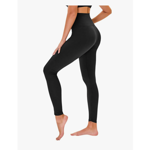 High Waisted Leggings for Women - No See Through Tummy Control Cycling Workout Yoga Pants with Pockets Reg & Plus, XL