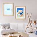 VNVNK 14x18 Frame Natural Wood Color, Perfect for 14x18 Inch Picture without Mat or 10x14 Inch Picture with Mat, Home Wall Decor Picture Frame-1 PCS
