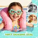 Toddler Swim Goggles 2 Pack, Swimming Goggles for Toddler Boys Girls 3-7, Anti-Fog Anti-UV Leakproof Pool Goggles