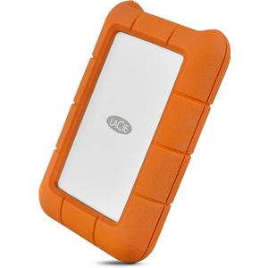 LaCie Rugged Thunderbolt USB-C 4TB External Hard Drive Portable HDD USB 3.0 compatible, Drop Shock Dust Water Resistant, Mac and PC Computer Desktop Workstation Laptop, 1 Mo Adobe CC (STFS4000800)
