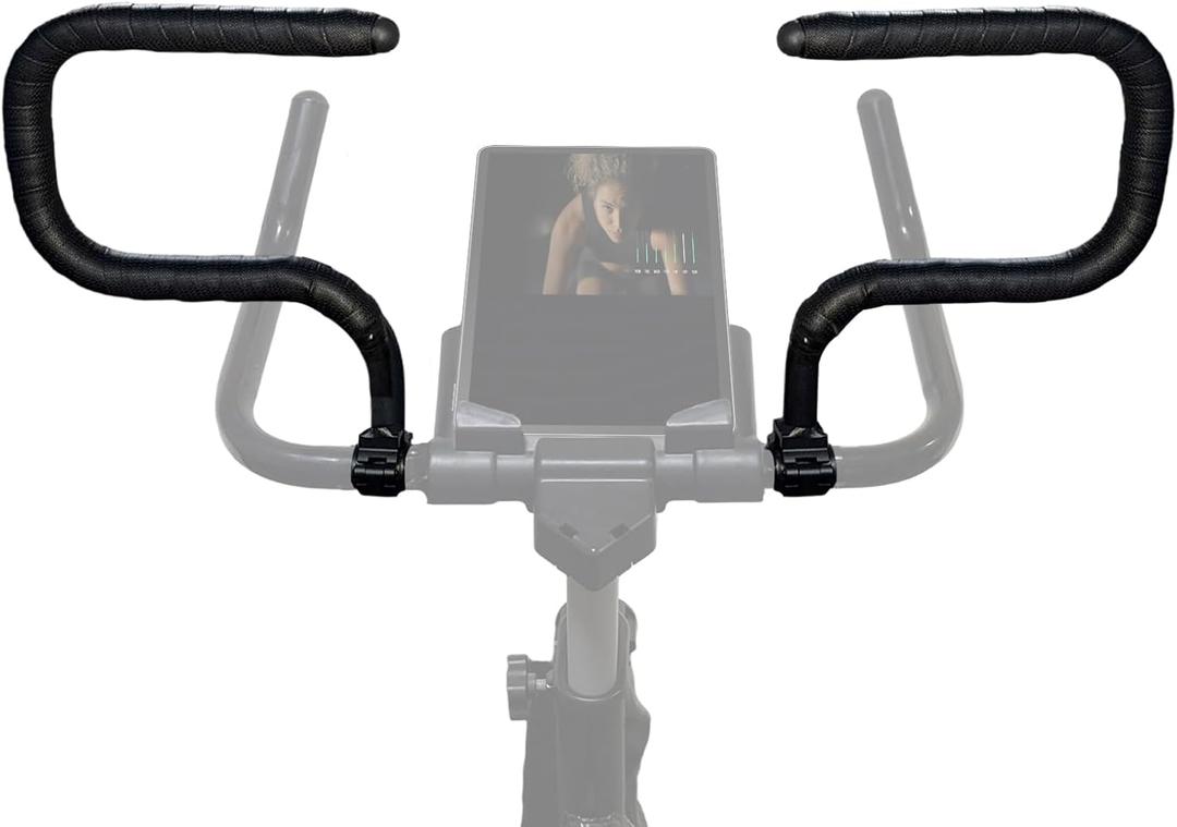 Indoor Spinning Bike U-Shaped Handlebar Extender,Allowing You to Enjoy Upright Riding and Relieve Back Pressure.The Installation is More Secure and Will Not Move During Use.