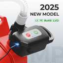 Rechargeable Fuel Transfer Pump with Auto Stop Sensor, Fast 3.2 GPM Flow Gas Can Pump Portable Fuel Pump, Lithium-Ion Battery Gas Transfer Pump for Gasoline, Oil, Kerosene, Diesel, gifts for men
