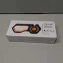 6-Stage Knife Sharpener - Premium Kitchen Knife Sharpeners - Adjustable Handheld Manual Knife Sharpeners for Kitchen Knives, Scissor and Chef Knife.Easy for beginners to use (ORANGE)