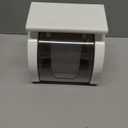 Self Adhesive Toilet Paper Holder with Shelf, Waterproof Toilet Paper Roll Holder Wall Mount for Bathroom and Washroom, White