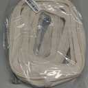 5PCS Diaper Bag Organizer Pouch Set, TSA Approved Toiletry BagClear Waterproof TPU Makeup Bag Set Travel Organizer Bags for Women and Kids,Mothers Day Gifts (White)